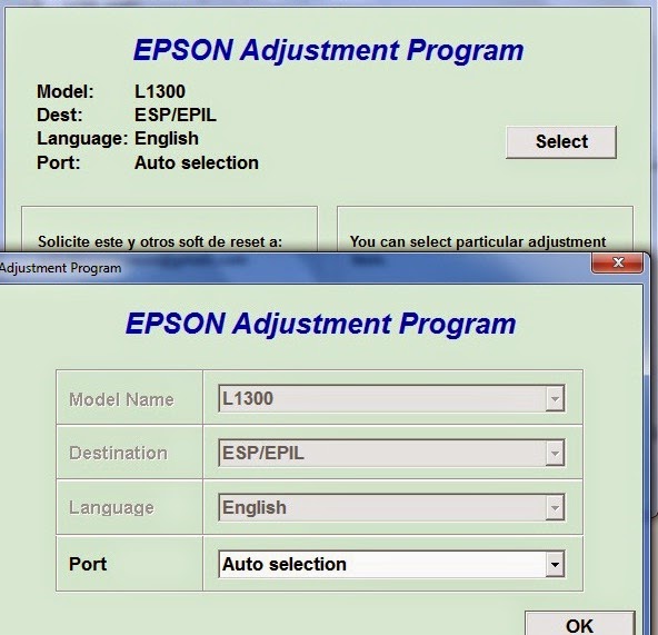 Epson L1300 Resetter Free Download
